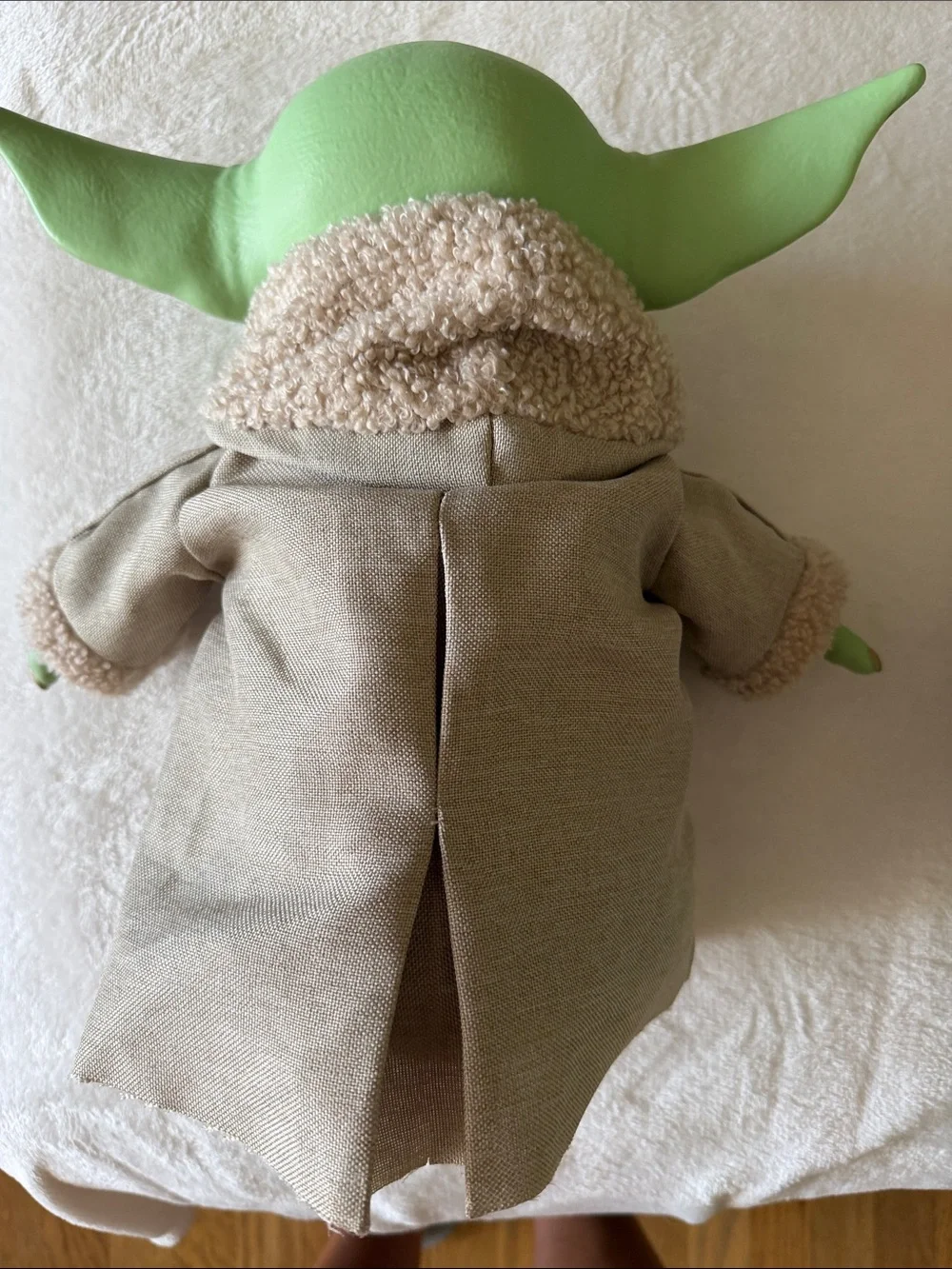 Star Wars Grogu Plush in Green with Tan Outfit and Porg